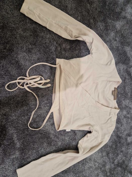 Strój komplet Disney na balet body bolerko buty baletki 5-6 lat