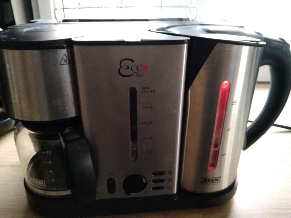 Urządzenie 3w1 ekspres czajnik opiekacz