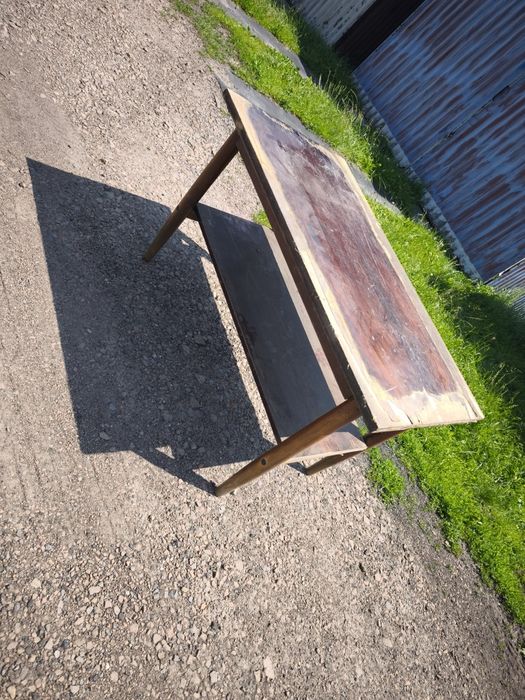 Stolik kawowy PRL vintage lata 60 70 retro rustykalne