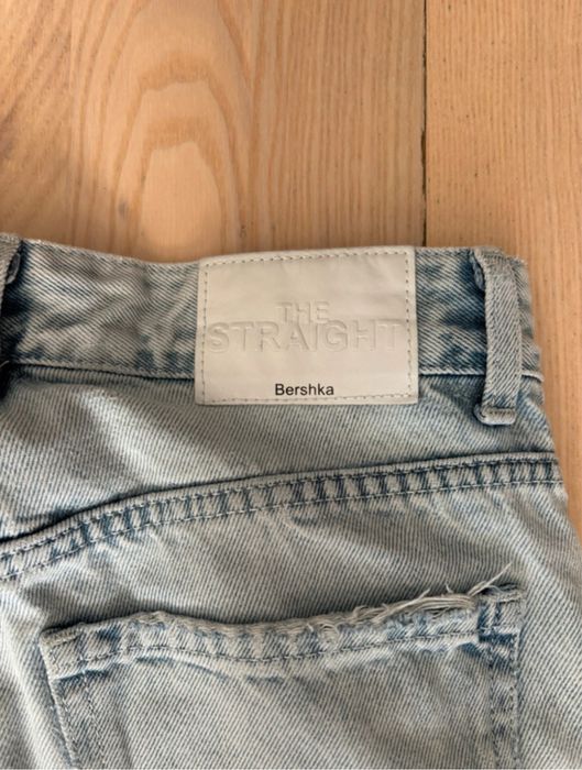 Spodnie Jeansowe Jeansy Bershka straight