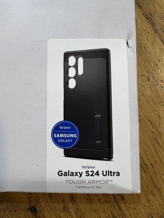 Capa Spigen Tough Armor Samsung Galaxy S24 Ultra – Preta (Original)