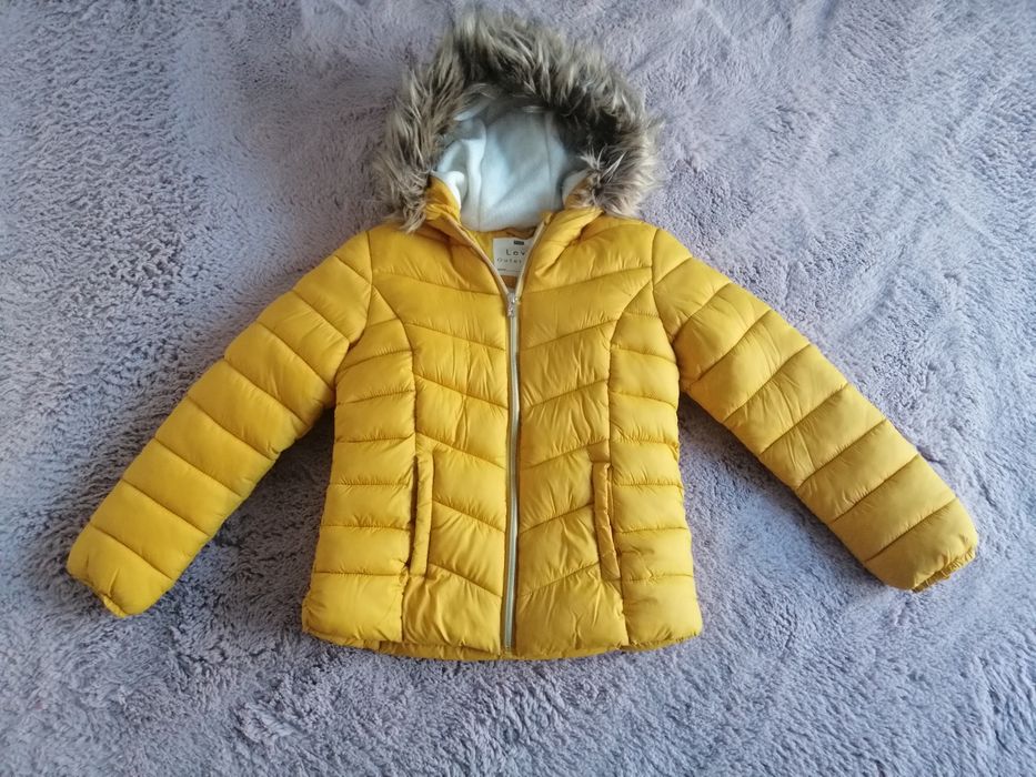 Kurtka zimowa f&f dla dziewczynki rozm. 134