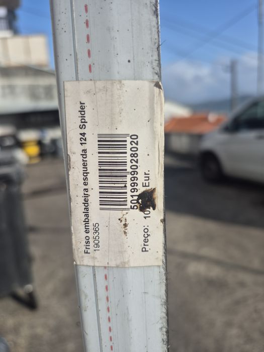 Frisos embaladeiras Fiat 124 spider