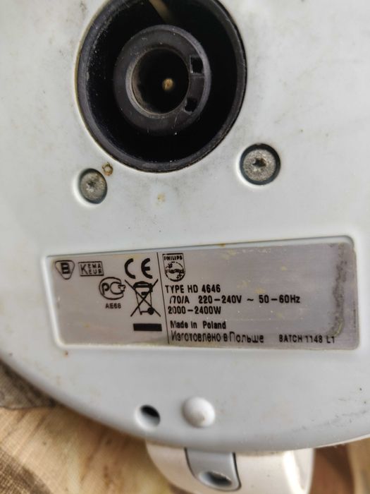 Электрочайник, электрический чайник PHILIPS HD 4646.