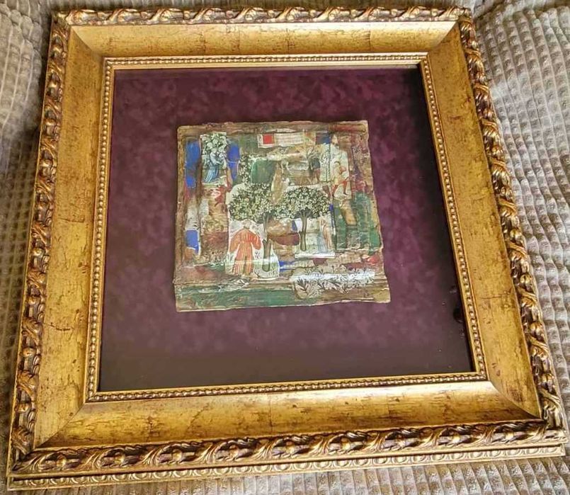 Картинная инсталляция на тему Нико Пиросмани.