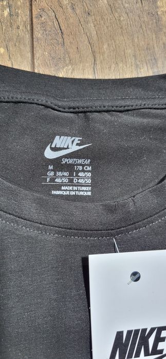 Jordan czarna koszulka logo neon męska t-shirt młodzieżowa M