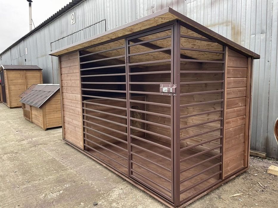 Вольер утеплённый с будкой 2.30/1.00+опции.