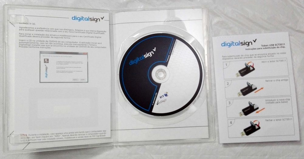Leitor multifuncional SCM SCT3511- USB Token