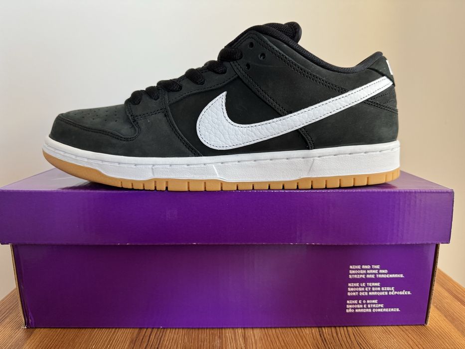 Nowe buty Nike sb dunk low pro black gum 44