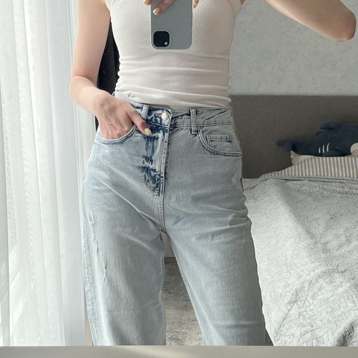 Жіночі блактині джинси, 25 розмір,