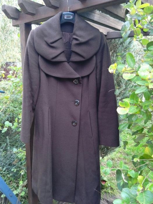 Płaszcz premium czekolada dziekański idealny 40