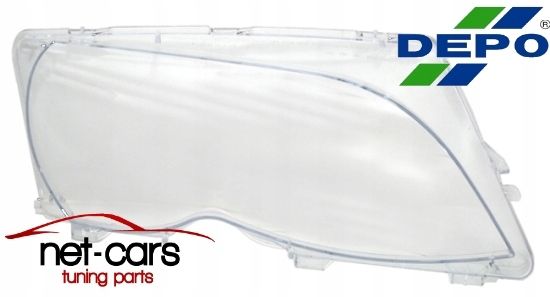 Szkła Klosze lamp przednich przód BMW E46 LIFT SEDAN XENON