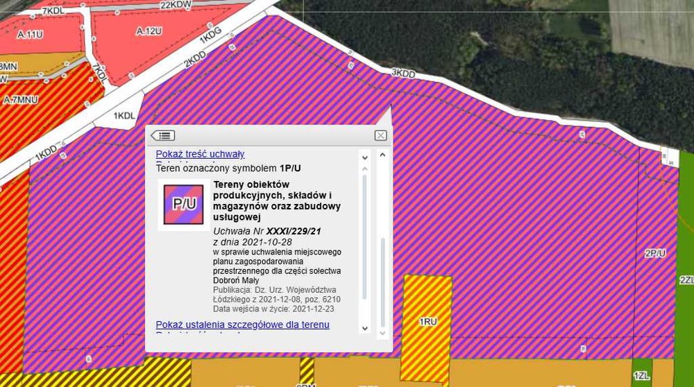 Teren dla przemysłu, ok. 45 ha, pod zakład prod, hale magazynowe