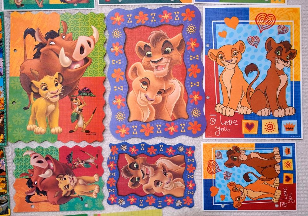 Karteczki do segregatora Król Lew