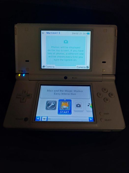 Dsi branca com jogo
