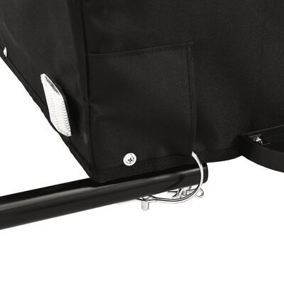 NOVO- Reboque para bicicleta 45 kg ferro preto e vermelho