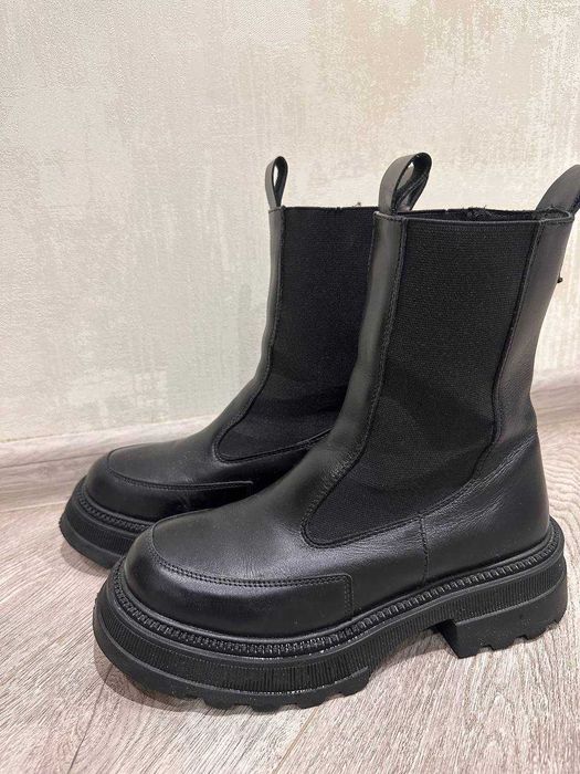 Черевики челсі чорні