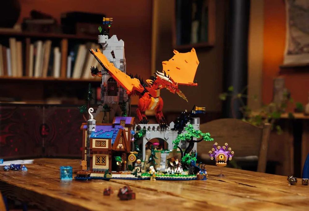 Конструктор як LEGO Dungeons & Dragons:Казка червоного дракона (21348)