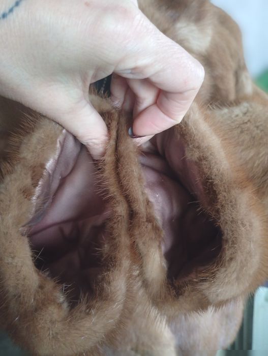 Норковый полушубок. Винтаж