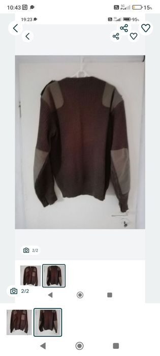 Sweter Wojskowy. Oficerski.