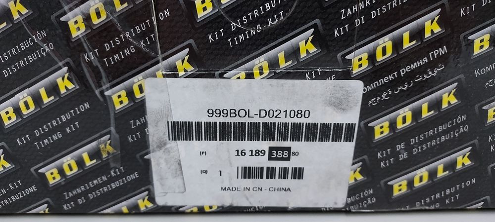 Kit de correia dentada nova da Bolk