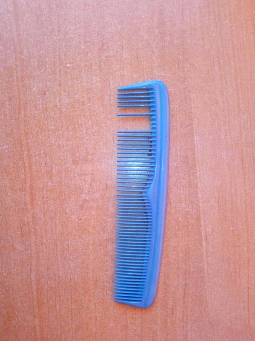 Grzebień grzebyk niebieski 13,5cm PRL kolekcjonerski