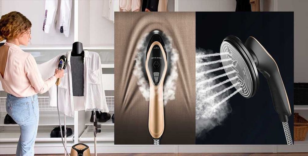 Steamer parownica do ubrań żelazko parowe duża deska 2500W CERAMICZNY