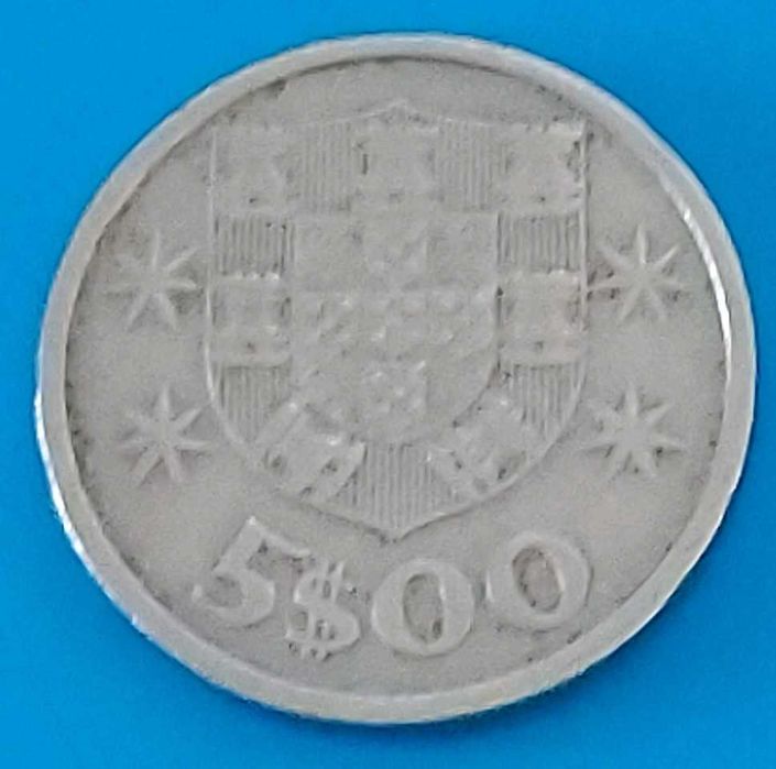 5$00 de 1969 Republica Portuguesa