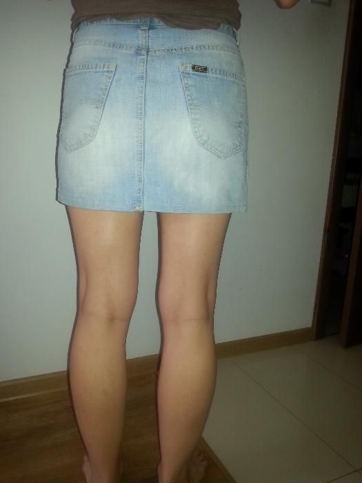 mini spódniczka jeansowa Lee rozm.s