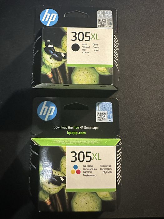 Oryginalne Tusze HP 305 XL Czarny i Kolor do drukarki HP DeskJet z holgramem