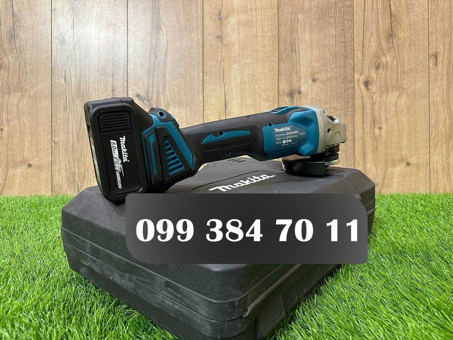 Акумуляторна Бельгійська Болгарка Makita DGA404 Безщіткова 1200Вт 24В