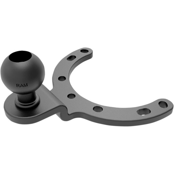 mount base gas tank aluminum black - bmw kawasaki