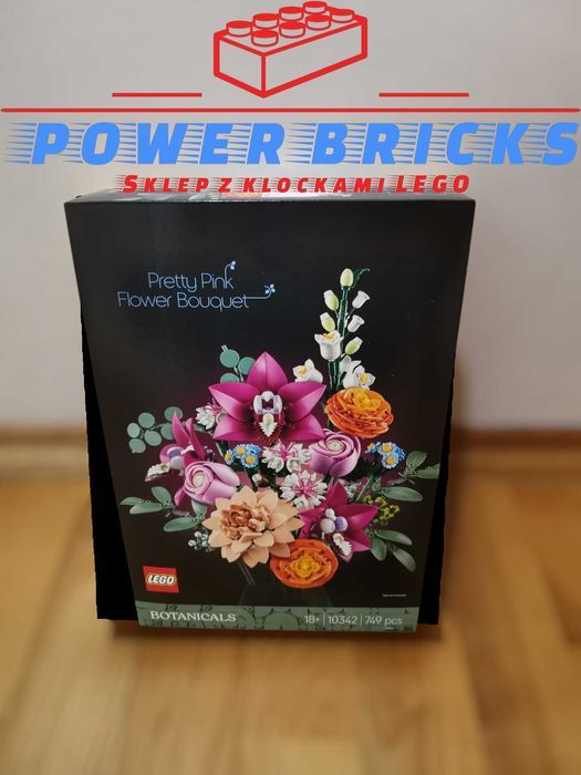 LEGO Botanical Collection 10342 - Piękny bukiet różowych kwiatów #1