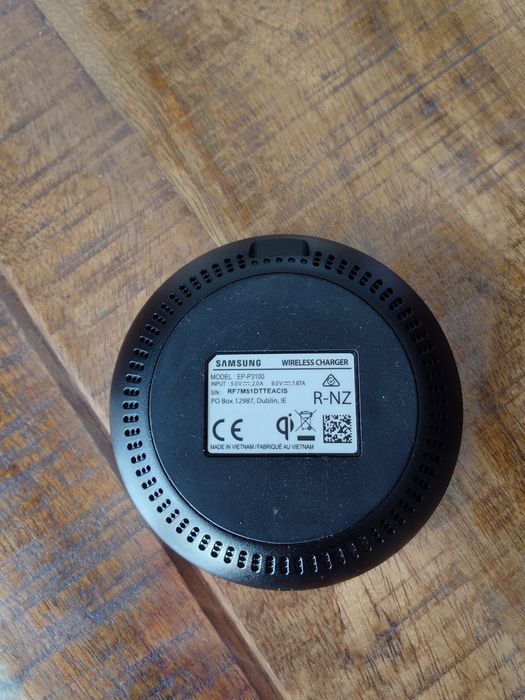 Carregador sem fios fast charge Samsung 15w