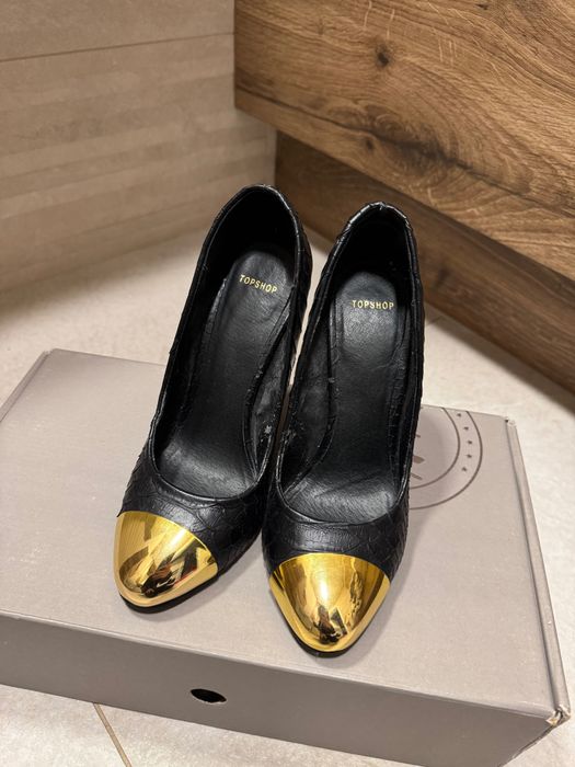 Topshop- czółenka - skóra - 36