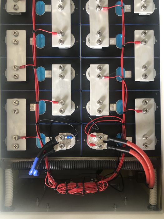Акумулятор збірка 48V 16kW з ячейки 314А LiFePo-4 та бмс  JK-B2A20S20P