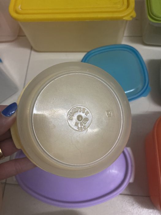 14 potes com tampas plástico domplex termolis434974355054940163