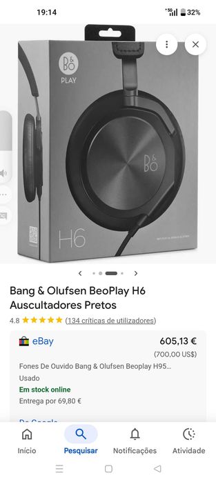 Auscultadores B&O H6