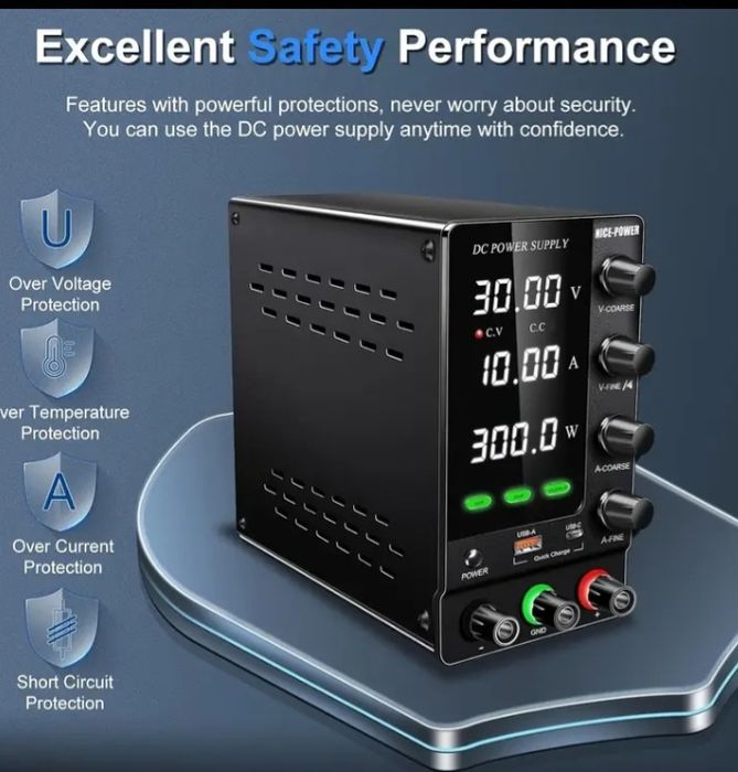 Імпульсний лабораторний блок  живл KUAIQU SPPS C3010S / H605 0-60В 5А