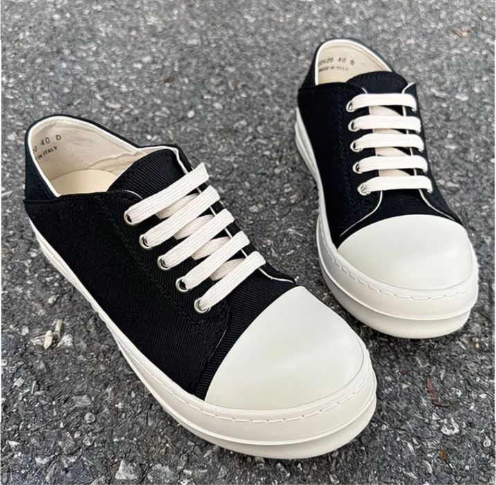 Rick Owens DRKSHDW Ramones Low,Рик овенс рамоны,с загнутым задником