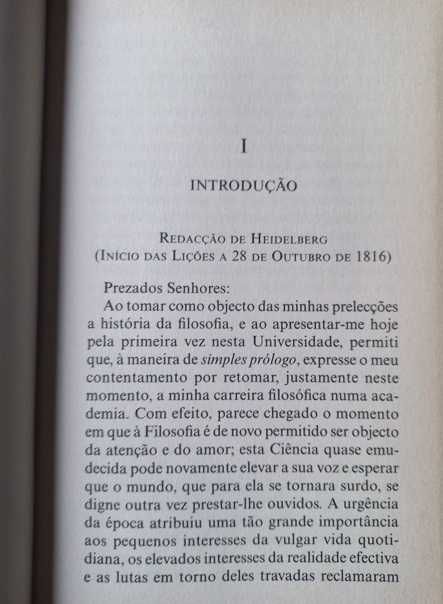 Hegel - Introdução à História da Filosofia e O Sistema da Vida Ética