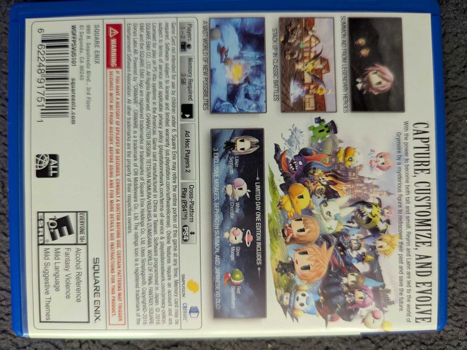 World of Final Fantasy PSVITA