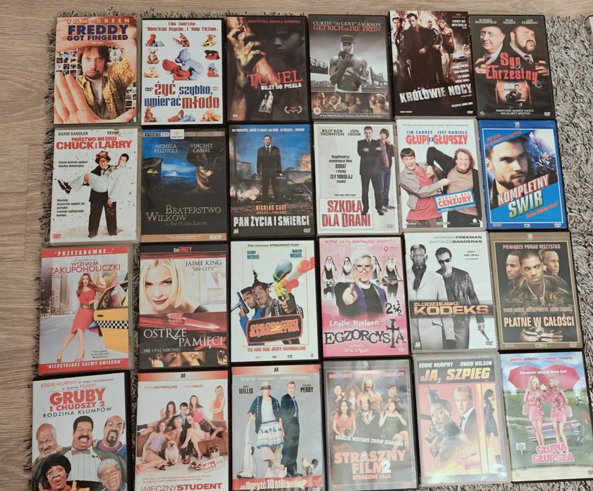 Kolekcja płyt z filmami