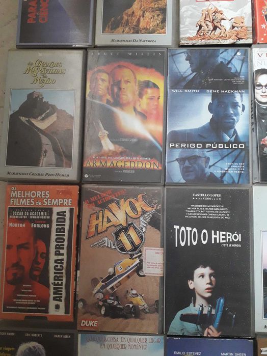 Lote de + 60 Vídeos Vhs