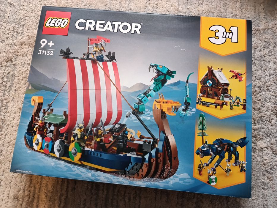 LEGO Creator 31132 Statek wikingów i wąż z Midgardu
