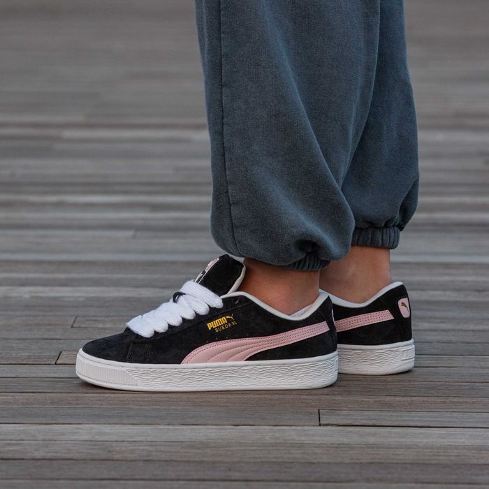 Кросівки Puma Suede XL Black/Pink premium