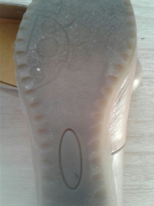 Sapato conforto senhora pele creme T37 Seaside