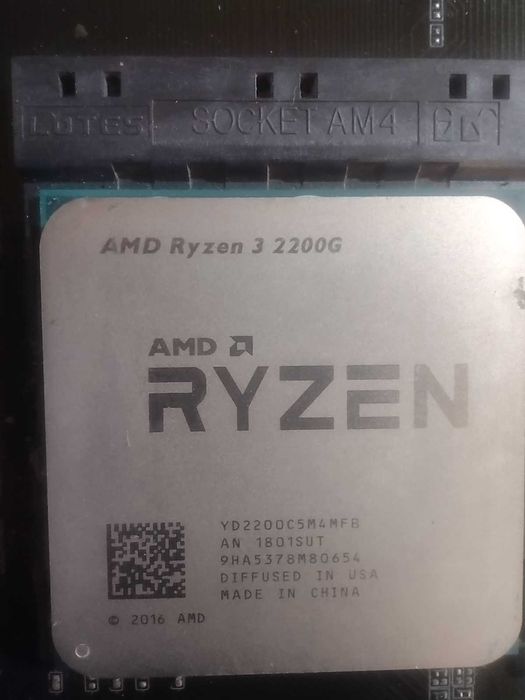 gigabyte ga-ax370m gaming 3+AMD ryzen 3 2200g