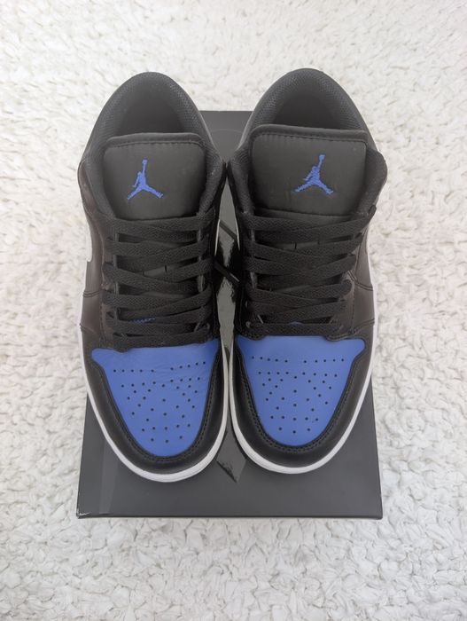 Air Jordan low Black Royal toe