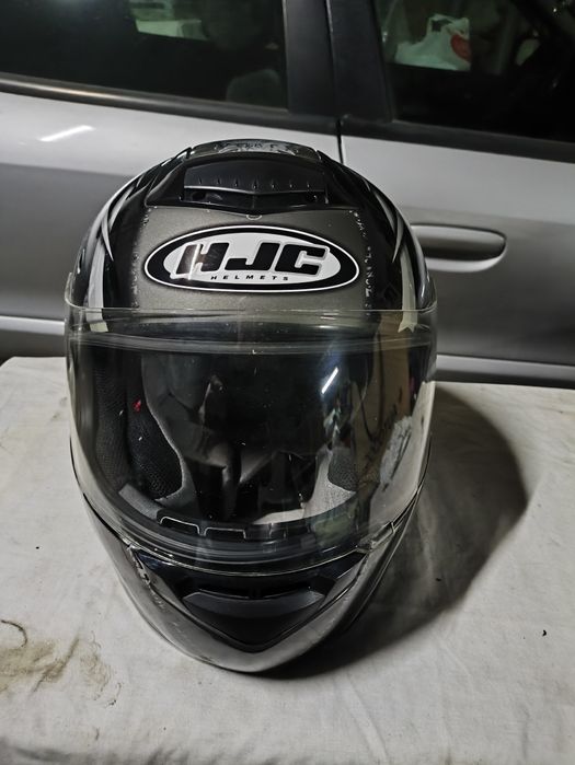 Capacetes integrais HJC Preto M e Verde S